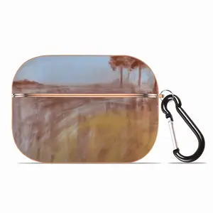 Red Trees Landscape Airpods Pro Case (Hard Shell, Rose Gold)