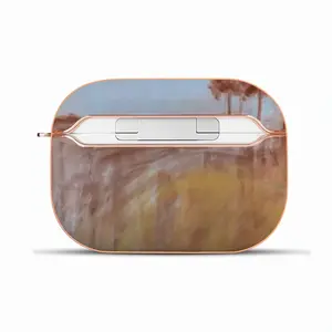 Red Trees Landscape Airpods Pro Case (Hard Shell, Rose Gold)