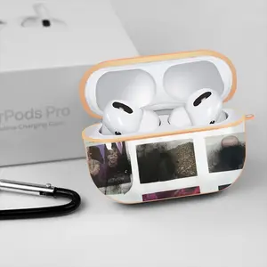 Printed Press Airpods Pro Case (Hard Shell, Rose Gold)