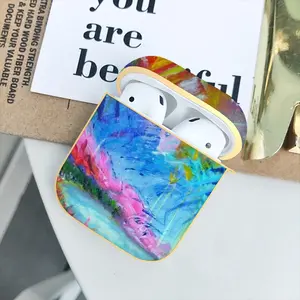 Swiss-Ing Lights All Over Airpods 2 Case (Hard Shell, Golden)