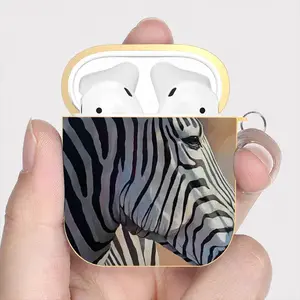 Dreamy Zebra Airpods 2 Case (Hard Shell, Golden)