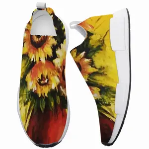 Men Golden Sun Flower NM-1 Popcorn Shoes