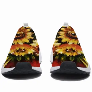 Men Golden Sun Flower NM-1 Popcorn Shoes