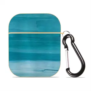 Clear Water Airpods 2 Case (Hard Shell, Golden)