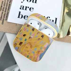 Yelow Airpods 2 Case (Hard Shell, Golden)