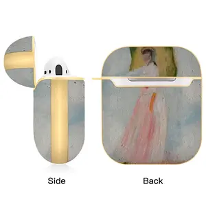 Lady Airpods 2 Case (Hard Shell, Golden)