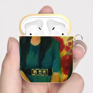 Vika Airpods 2 Case (Hard Shell, Golden)