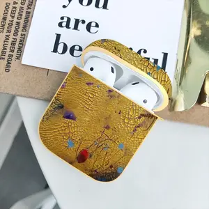 Past Airpods 2 Case (Hard Shell, Golden)