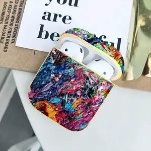 Palett Of A Young Painter 2019 Airpods 2 Case (Hard Shell, Golden)