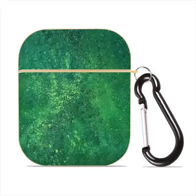 Shades Of Green Airpods 2 Case (Hard Shell, Golden)