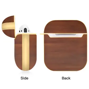 Rosewood Airpods 2 Case (Hard Shell, Golden)