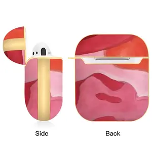 Pink Airpods 2 Case (Hard Shell, Golden)