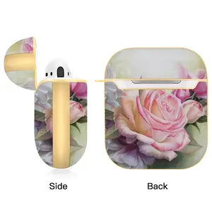 Melody Of Roses Airpods 2 Case (Hard Shell, Golden)