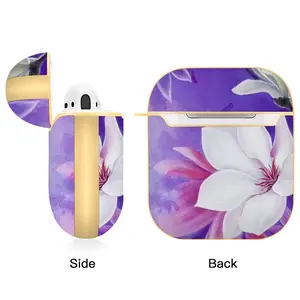 Blossom Airpods 2 Case (Hard Shell, Golden)