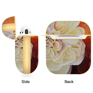 Roses Airpods 2 Case (Hard Shell, Golden)