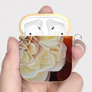 Roses Airpods 2 Case (Hard Shell, Golden)