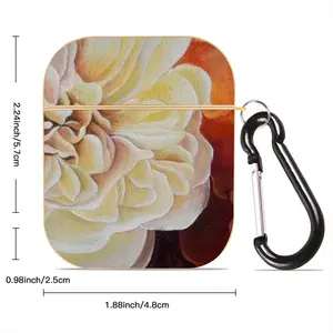 Roses Airpods 2 Case (Hard Shell, Golden)