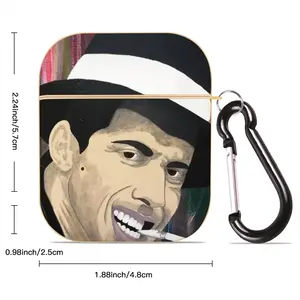 Adrian Celentano - Cinema Italian Man Boy Airpods 2 Case (Hard Shell, Golden)