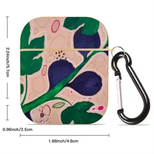 Fig Tree Botanical Gardens Flora Nature Interior Design Decor Airpods 2 Case (Hard Shell, Golden)