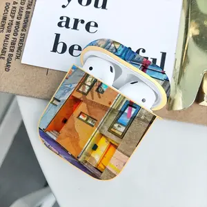 A Place To Enter Airpods 2 Case (Hard Shell, Golden)