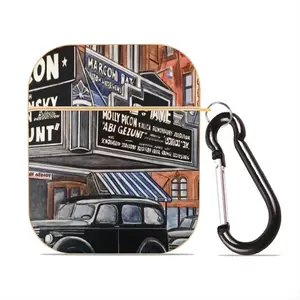 #2Nd Avenue Theater New York City Airpods 2 Case (Hard Shell, Golden)