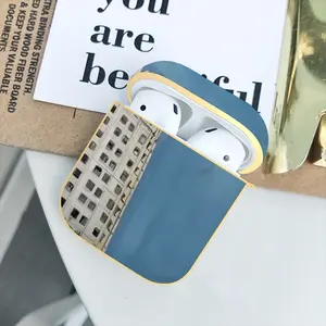 White House Airpods 2 Case (Hard Shell, Golden)