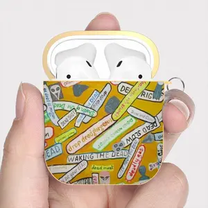 Dead Airpods 2 Case (Hard Shell, Golden)