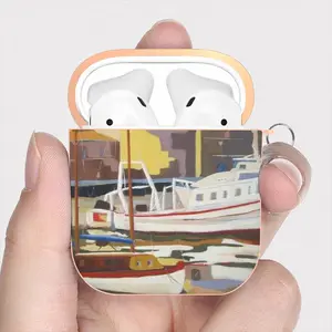 Sète The Navy Airpods 2 Case (Hard Shell, Rose Gold)