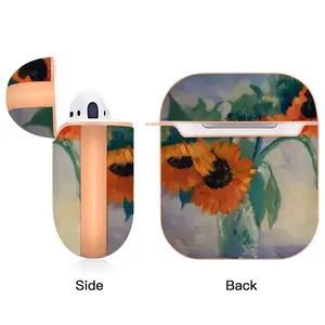 Sunflowers Airpods 2 Case (Hard Shell, Rose Gold)