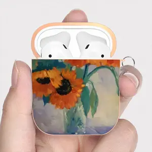 Sunflowers Airpods 2 Case (Hard Shell, Rose Gold)