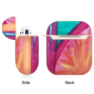 Colorful Straws Airpods 2 Case (Hard Shell, Rose Gold)