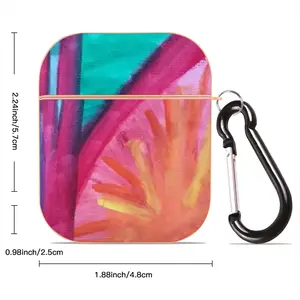 Colorful Straws Airpods 2 Case (Hard Shell, Rose Gold)