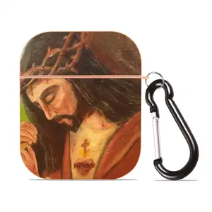 King Jesus Airpods 2 Case (Hard Shell, Rose Gold)