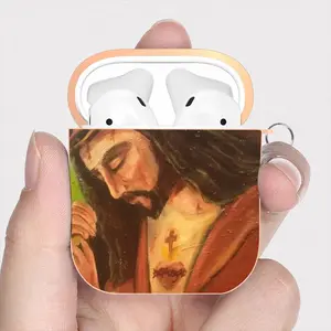 King Jesus Airpods 2 Case (Hard Shell, Rose Gold)