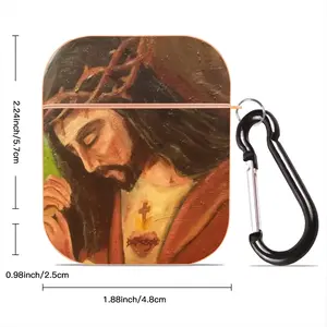 King Jesus Airpods 2 Case (Hard Shell, Rose Gold)