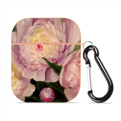 Peonies Airpods 2 Case (Hard Shell, Rose Gold)