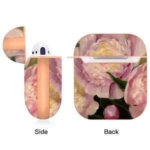 Peonies Airpods 2 Case (Hard Shell, Rose Gold)