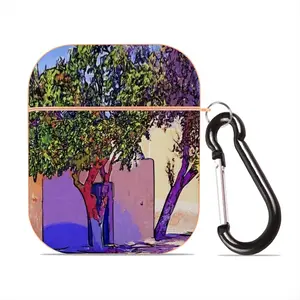 Santorini Trees In Oia Airpods 2 Case (Hard Shell, Rose Gold)