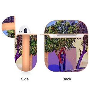 Santorini Trees In Oia Airpods 2 Case (Hard Shell, Rose Gold)