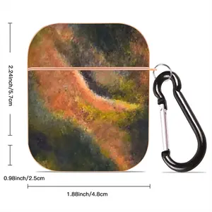 Valley Of Fire Airpods 2 Case (Hard Shell, Rose Gold)