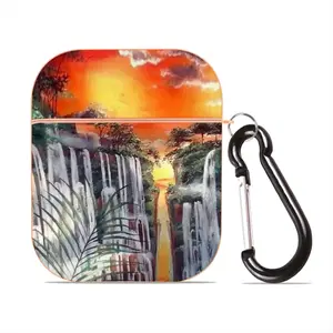 Beautiful Sunsets Airpods 2 Case (Hard Shell, Rose Gold)