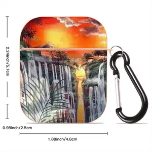 Beautiful Sunsets Airpods 2 Case (Hard Shell, Rose Gold)