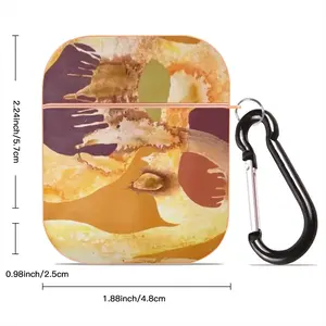 Tiger Rattlesnake Airpods 2 Case (Hard Shell, Rose Gold)