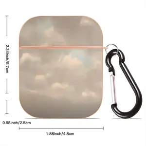 Beach With Three Visitors And A Pole Airpods 2 Case (Hard Shell, Rose Gold)