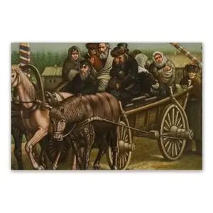 Jews Fleeing The Pogroms PVC Placemat