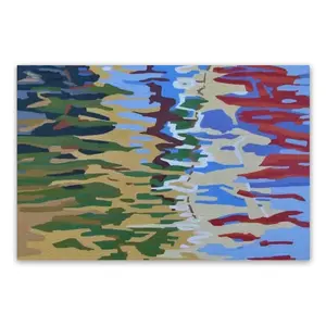 Reflections Of Boats In Sète Harbor PVC Placemat