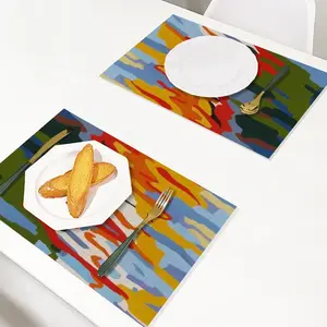 Reflections Of Boats In Water 3 PVC Placemat