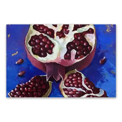 Pomegranates Part 1(Blue) PVC Placemat