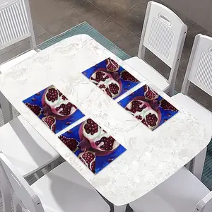 Pomegranates Part 1(Blue) PVC Placemat