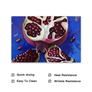 Pomegranates Part 1(Blue) PVC Placemat